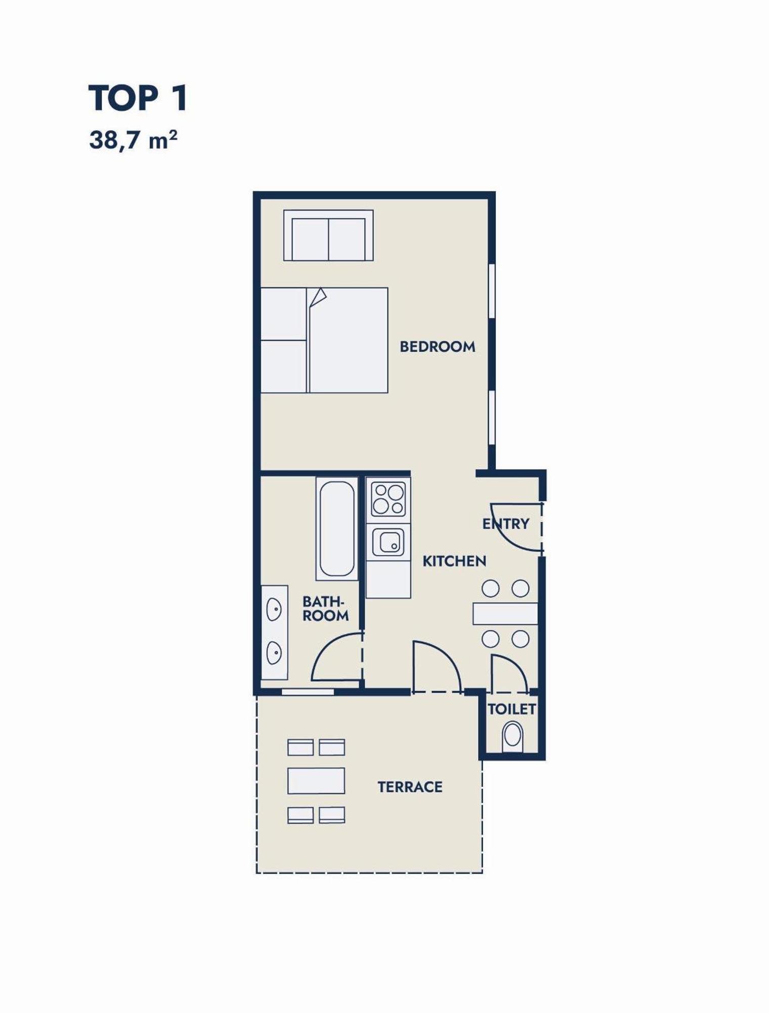 Apartment Easy Flat Mariahilf Living